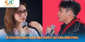 Lê Dương Bảo Lâm bật khóc tại fan meeting, chính thức xin lỗi Hoà Minzy